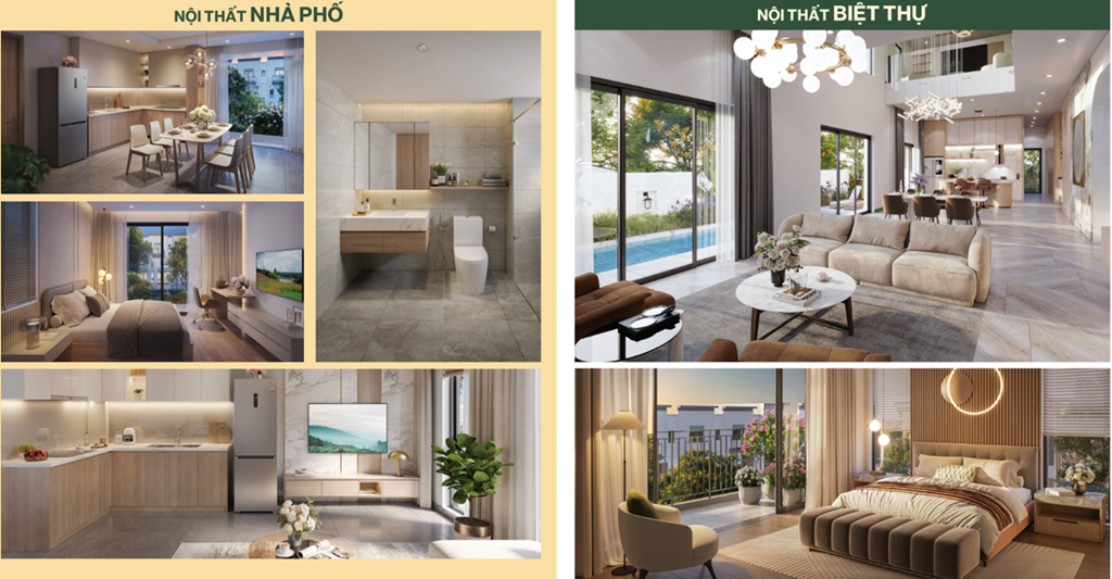 nhà mẫu khu đô thị dầu giây